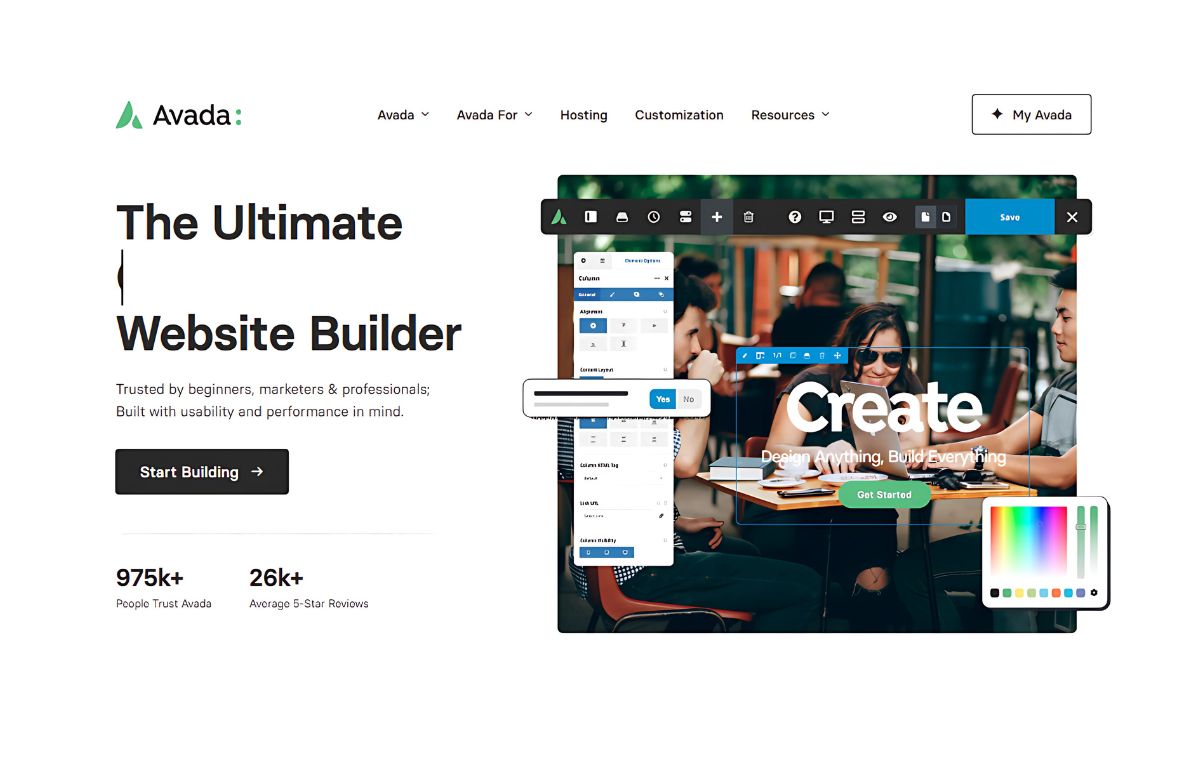 Avada: The Ultimate Website Builder for WordPress & eCommerce